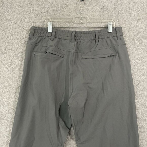 NWOT Marc New York Commuter Pants Mens 36x30 Gray Stretch Waistband Polyester - Picture 8 of 9